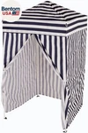 4' X Portable Dressing Room, Pop Up Changing Navy Blue / White. Fixed Price $192.00.