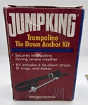 Jump King Trampoline Black Anchor Kit. Fixed Price $18.00.