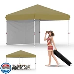 10X10 Pop Up Canopy, Garveelife Heavy Duty Tent With One-button Push. Fixed Price $159.99.