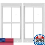 Musselton Pack Shed Window 12 X White Flush Mount Tempered. Fixed Price $75.75.