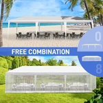 10'X30' Party Canopy Tent Bbq Outdoor With 8 Removable Mesh Walls. Fixed Price $92.99.