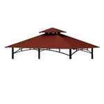 Grill Gazebo Replacement Canopy Top Cover Double Tiered Burgundy 5 8 Tanxianzhe. Fixed Price $47.25.