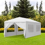 10' X 20' Outdoor Canopy Party Wedding Tent With 6 Walls Gazebo Garden Bbq. Fixed Price $87.58.