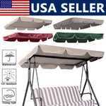 Swing Top Cover Canopy 300D Replacement Garden Patio Outdoor 66X45 75X52 77"X43". Fixed Price $22.99.