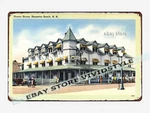 Tin Sign 1930S-40S Ocean House Hampton Beach New Hampshire Home Garden Wall. Fixed Price $9.59.