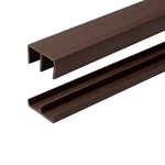 45/64 In. X 1-5/16 36 Brown Styrene Plastic Sliding Bypass Track. Fixed Price $22.52.