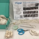 Origach Set Diy Macrame Angel Kit - Hanging Ornament Small Open Box. Fixed Price $6.30.