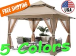 Gazebo Abccanopy Shelter 13'X13' + Mosquito Netting Tent Outdoor Free Shipping. Fixed Price $278.99.