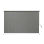 Coolaroo Roller Shade Cordless 96" 84" Fabric Exterior Steel Block Fade Gray. Fixed Price $101.34.