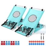 Apluschoice Portable Set Of 2 Cornhole Bean Bag Toss Game Pvc For Outdoor Events. Fixed Price $109.90.