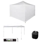 Caravan Canopy Straight Leg Instant And Sidewalls W/set Of 4 Weights. Fixed Price $313.99.