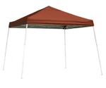 10'X10' Red Sport Series Pop Up Slant Leg Canopy (bff). Fixed Price $499.99.