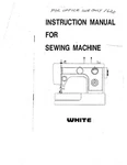 White W80-W1620-W1630 Sewing Machine/embroidery/serger Owners Manual Reprint. Fixed Price $16.99.