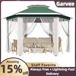 Instant Hexagonal Gazebo 13X13 Ft Strong Steel Frame Mesh Netting Outdoor Canopy. Fixed Price $135.85.