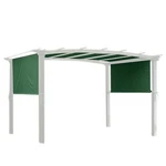 17X6.5' Patio Pergola Canopy Replacement Cover Outdoor Yard Green UV30+ 200G. Fixed Price $65.90.