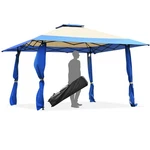 PATIOJOY13' X13' Pop Up Canopy Tent Instant Outdoor Folding Shelter Blue. Fixed Price $159.99.