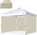 Scocanopy Sunwall For Pop Up Frame, 3 Pack Sidewall 12X12, Beige. Fixed Price $67.24.