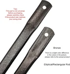 33.5"/85CM Bronze Garden Swing Replacement Bars, Rectangular Metal Rods For H.... Fixed Price $43.95.