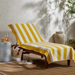 Company Cotton Classic Cabana Stripe Lounge Chair Cover - Yellow. Fixed Price $46.89.