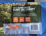 10X10 Slant Leg Blue Top Instant Canopy / Read Desc. Fixed Price $39.99.