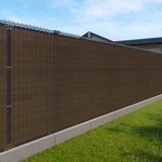 7FT Privacy Fence Windscreen Garden Heavy Duty Mesh Shade Net Cover Brown. Fixed Price $67.19.