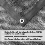 40% Sunblock Mesh Garden Netting Greenhouse Shade Cover With Grommets Black. Fixed Price $19.98.