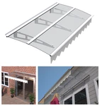 Window Door Awnings Canopy Cover W79"XD34" Snow Rain Protector For Concrete Wall. Fixed Price $339.99.