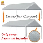 Replacement Canopy For 10X20' Carport Tent Top Garage Cover Only W Bungee Cords. Fixed Price $67.99.