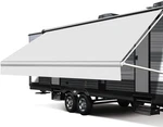 Xenjum Rv Awning Fabric Replacement, Upgraded 18.5OZ Vinyl Camper Repl.... Fixed Price $110.68.