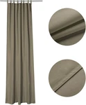 Yescom 54"X108" Outdoor Privacy Curtain Panel, UV30+, Tab Top, Coffee. Fixed Price $17.99.