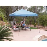 Crown Shade 10 Ft. X Dark Gray Steel Slant Leg Frame With Pale Blue. Fixed Price $142.97.