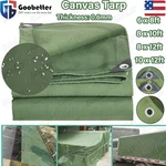 Canvas 26.5OZ Heavy Duty Water And Mildew Resistant Tarpaulin Rv Boat Cover. Fixed Price $47.49.