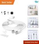 Reliable 10FT Usb Charger Cable Set - Perfect For Security Cameras. Fixed Price $27.99.