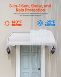 Aluminum Awning 40 X 42 In, Durable Window Door Canopy, Lightweight And. Fixed Price $95.63.