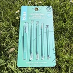 Bliss Clear Genius Blemish Extractor Kit Stainless Steel Soft-touch Grip. Fixed Price $10.00.