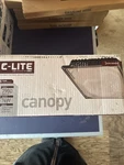 C-lite Led Canopy Light By Cree Dark Bronze 7900 Lumens 74 W. Fixed Price $75.00.