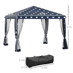 Outsunny 10 X Up Canopy Tent With Netting, Instant Gazebo, Ez Screen House. Fixed Price $147.28.