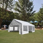 20X20 Feet Party Tent Heavy Duty Marquee Canopy Outdoor Wedding Carport Eve. Fixed Price $459.99.
