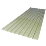 Polycarbonate Roof Panel Corrugated 26 In. X Ft. Misty Green Rot Resistant. Fixed Price $28.90.
