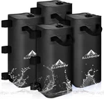Illuminew 4 Pack Canopy Water Weight Bag, 220 Lbs Tent Black 25L. Fixed Price $68.41.