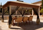 13'X13' Pop Up Gazebo Screen Tent Outdoor Garden Patio Canopy With 4 Sandbags. Fixed Price $159.99.