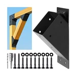 8PCS 45 Degree Angle Support Brackets, 4X4 (actual 3.5''X3.5'') Pergola. Fixed Price $159.28.