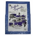 T.w. Evans Cordage 01525 Ft. X Buffalo Poly Tarpaulin Blue. Fixed Price $36.00.