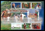 Liberia 2002 - King David & Goliath People Champions Sheet Of 6 Stamps Mnh. Fixed Price $6.00.
