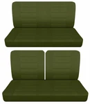 Fits 1962 1968 Chevy Ii Nova 2DOOR Front 50-50 Top And Rear Bench Seat Covers. Fixed Price $149.99.