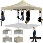 Cobizi 10X10 Heavy Duty Pop Up Canopy 4 Removable Sidewalls Tent. Fixed Price $232.73.
