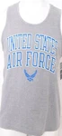 New Usaf United States Air Force Top Of The World Gray Tank Shirt Men's. Fixed Price $15.95.