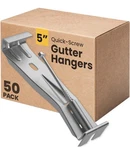 Quick-screw 5" Gutter Hangers Heavy Duty Hidden Brackets With Pre-as.... Fixed Price $50.00.