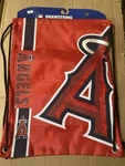 Mlb Los Angeles Angels Drawstring Backpack Laundry Bag Camp Beach. Fixed Price $13.99.