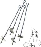 Shelterlogic 30 In. Augers 4-PIECE Set Heavy-duty Steel Construction. Fixed Price $49.98.